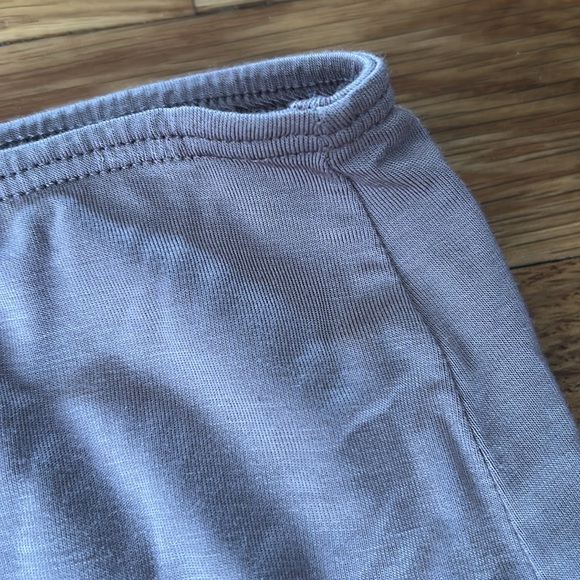 The Frock NYC beige ecru stretchy leggings tube skirt midi size medium - Picture 7 of 10